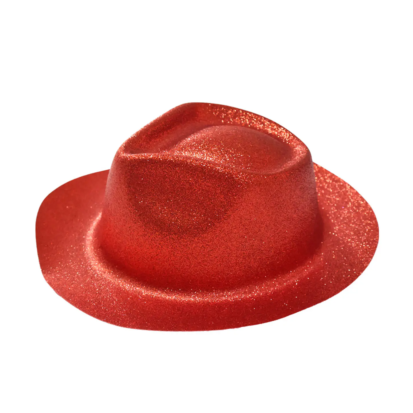 Sombrero elegante con glitter rojo 1