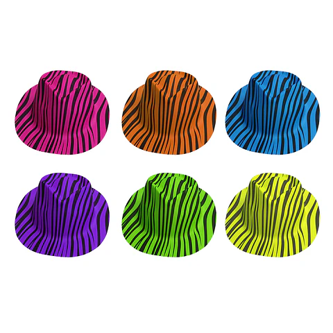 Sombrero con diseño cebra Color Aleatorio