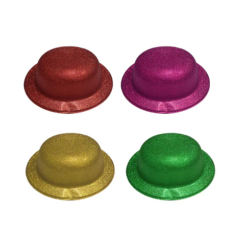 Sombrero redondo con glitter Color Aleatorio