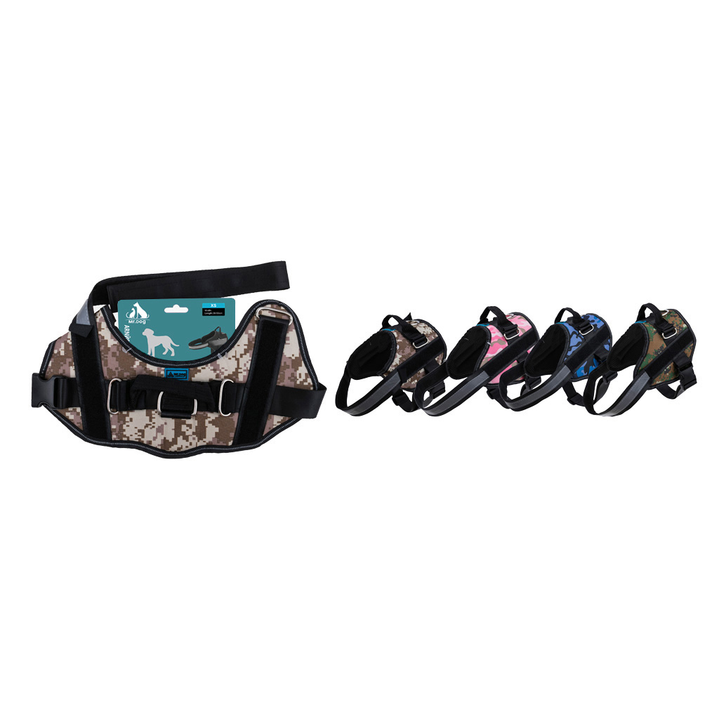 Arnés camuflaje S11 talla XL 30-40kg 80-95cm Color Aleatorio