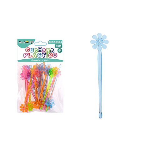 Palillos de frutas desechables flor multicolor 9cm 30pcs