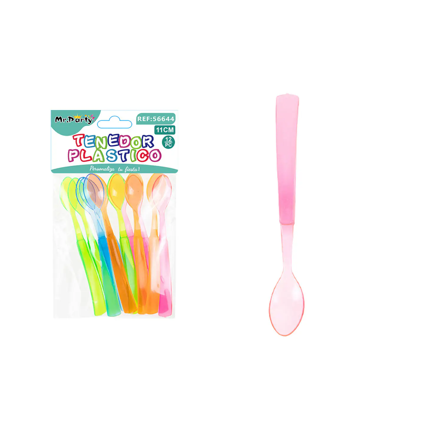 Mini cuchara multicolor 11cm 12pcs 1