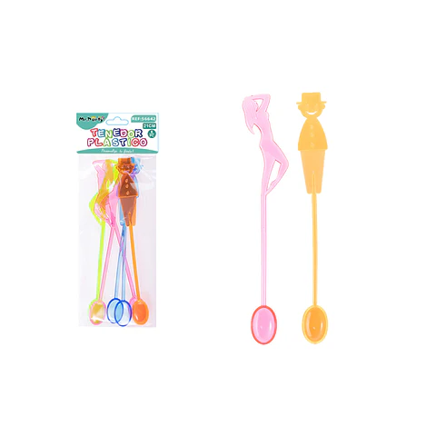 Cucharilla mezcladora de pareja 21cm 6pcs