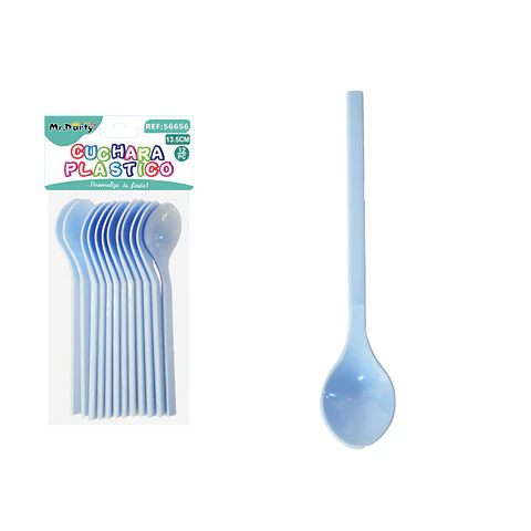 Cuchara para pastel azul 13.5cm 12pcs