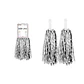 Pompones porrista plateado 2pcs 33cm - Miniatura 1
