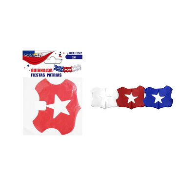 Guirnalda de papel Fiestas Patrias 14cm*17cm*2m