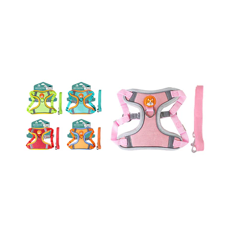 Set de arnés y correa talla XL Color Aleatorio