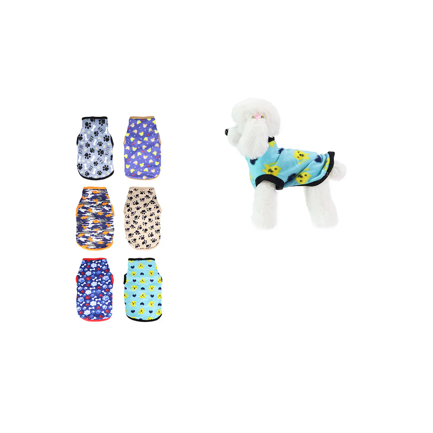 Ropa para mascota 48*68*62cm Diseño Aleatorio 12pcs 1