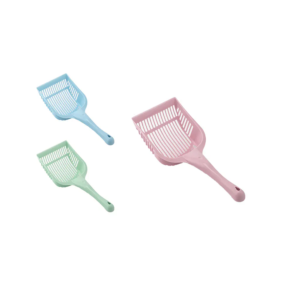 Pala ranurada pequeña para arena de gato 28*13.5cm Color Aleatorio 1