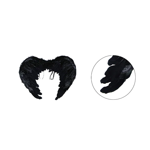 Alas negro 55*35cm