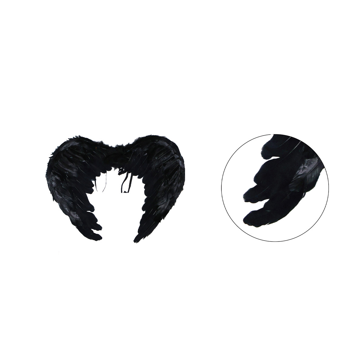 Alas negro 60*45cm