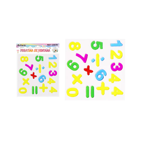 Pegatina de números para ventana 20.5*20cm