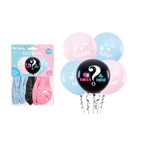 Globos de látex baby shower 30cm 5pcs