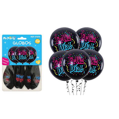 Globos de látex feliz día 30cm 5pcs