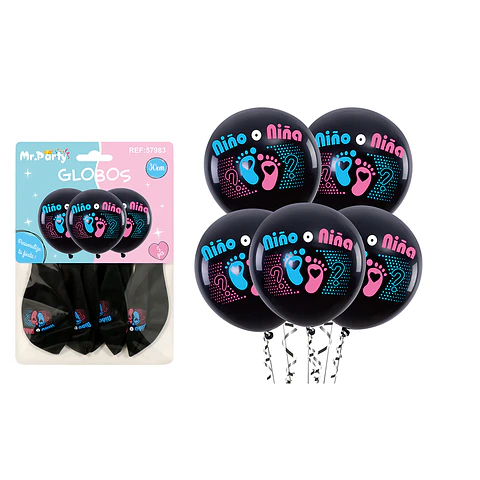 Globos de látex baby shower 30cm 5pcs