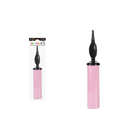 Inflador manual rosa 28.5cm