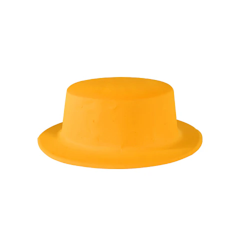 Sombrero de fiesta neón naranja