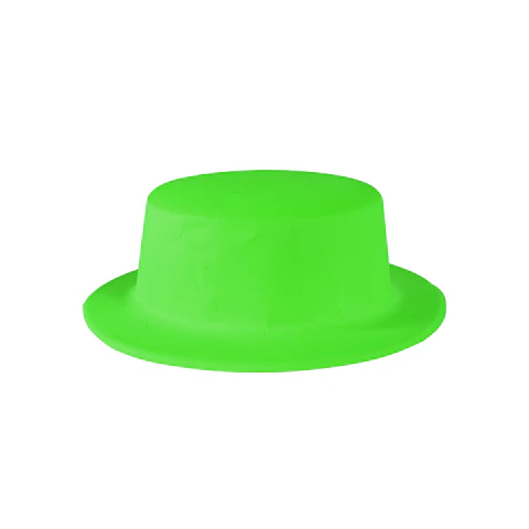 Sombrero de fiesta neón verde