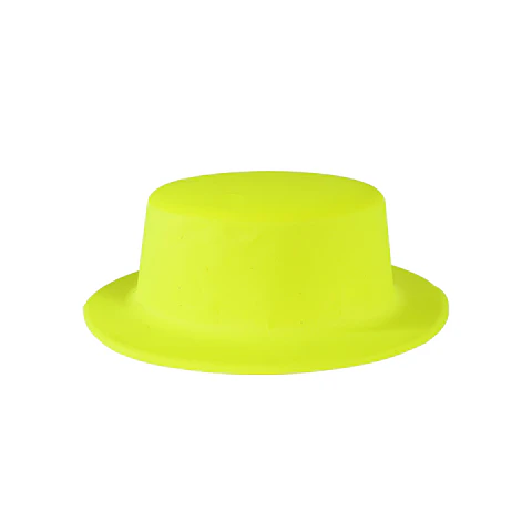 Sombrero de fiesta neón amarillo
