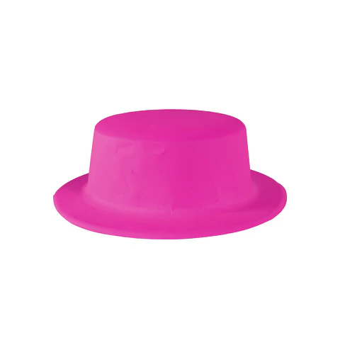 Sombrero de fiesta neón fucsia