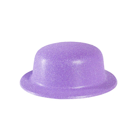 Sombrero de fiesta redondo morado