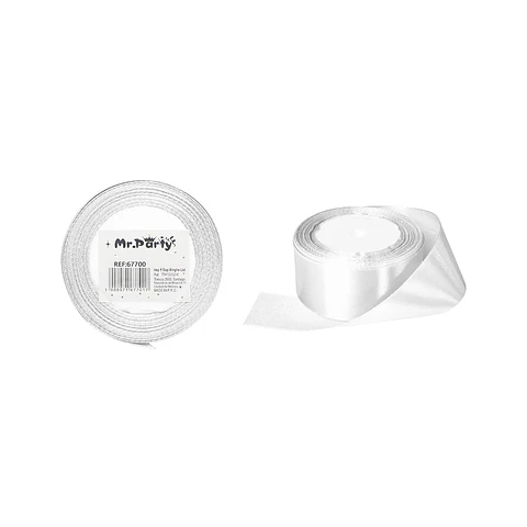 Cinta de raso 4cm*25Y blanco