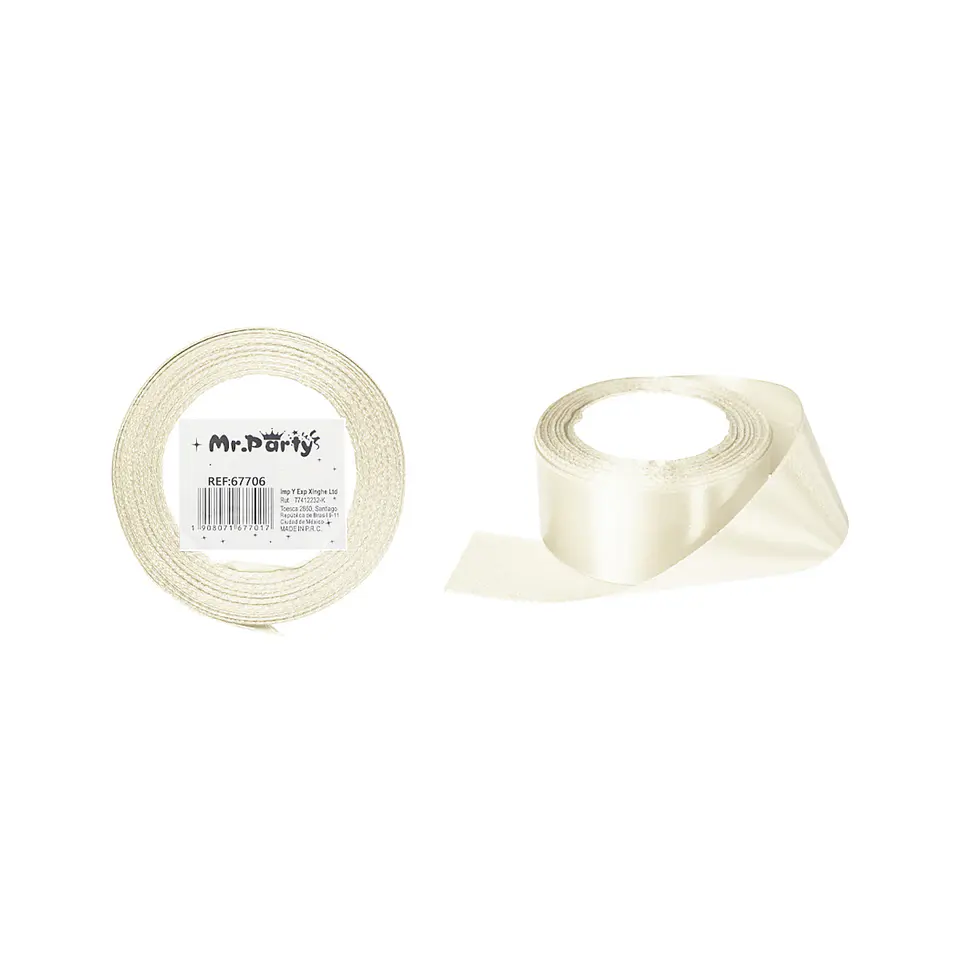 Cinta de raso 4cm*25Y beige 1