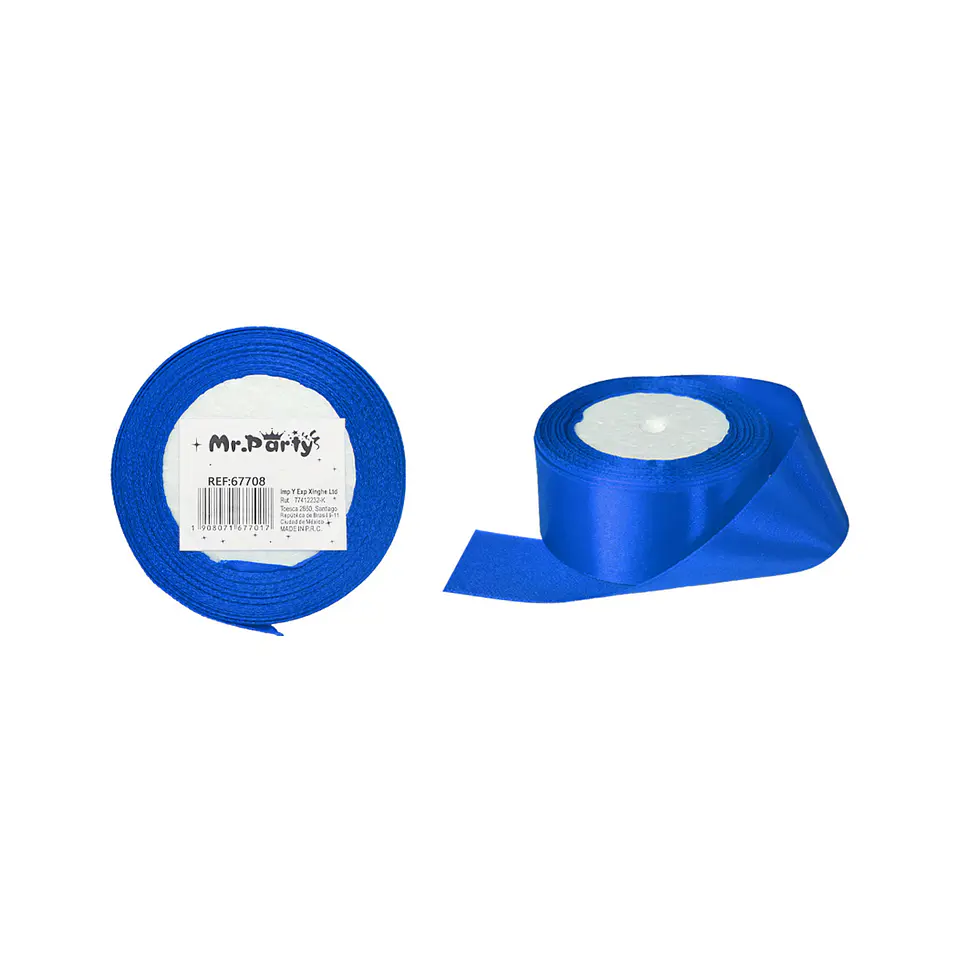 Cinta de raso 4cm*25Y azul royal 1