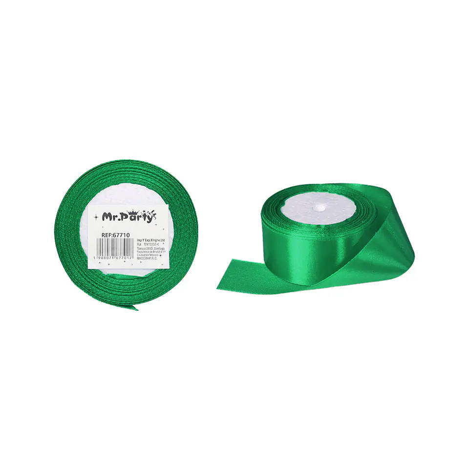 Cinta de raso 4cm*25Y verde 1