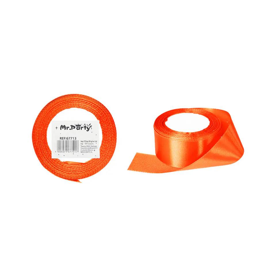Cinta de raso 4cm*25Y naranja 1