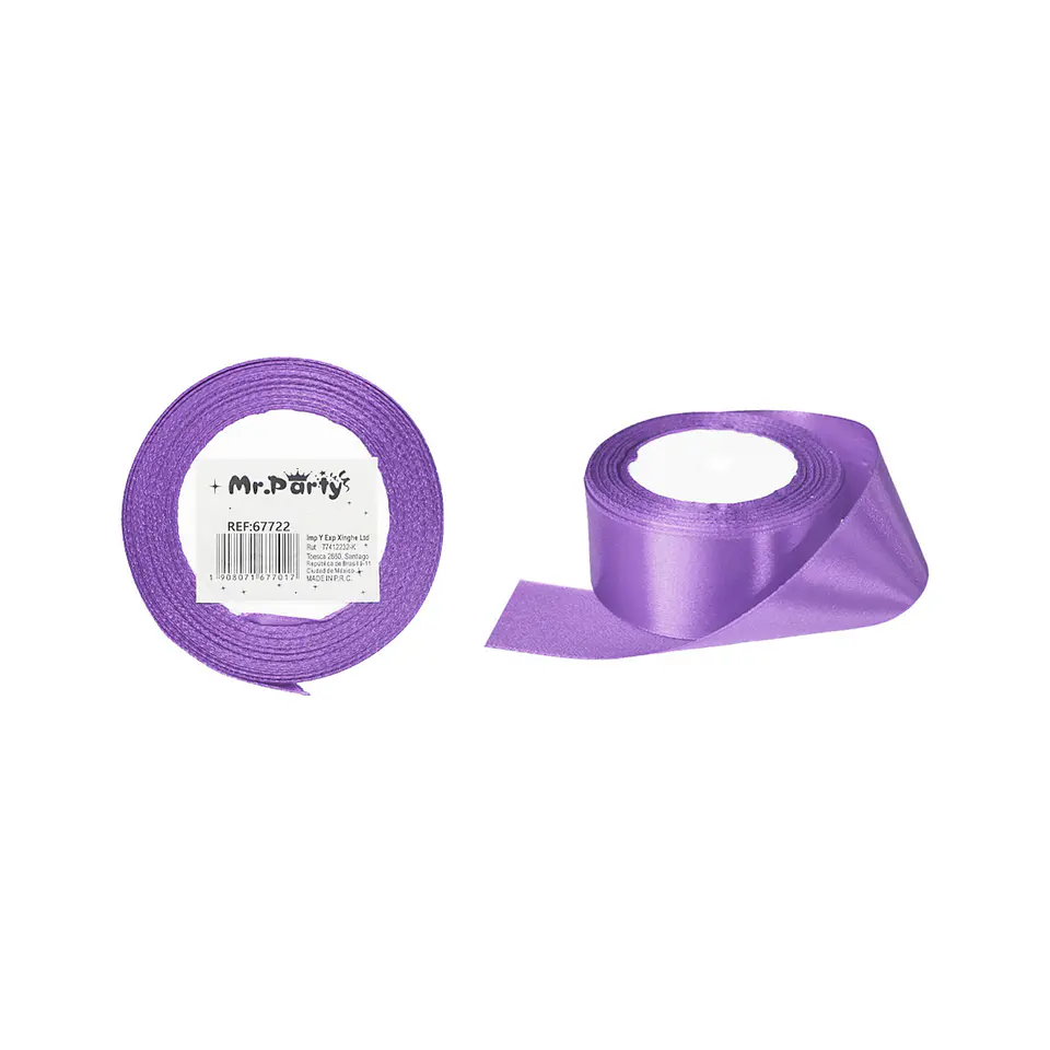 Cinta de raso 4cm*25Y púrpura 1