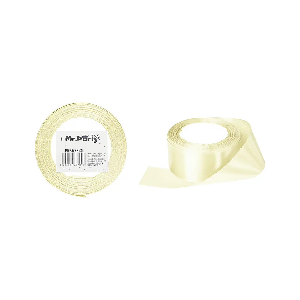 Cinta de raso 4cm*25Y beige claro 1