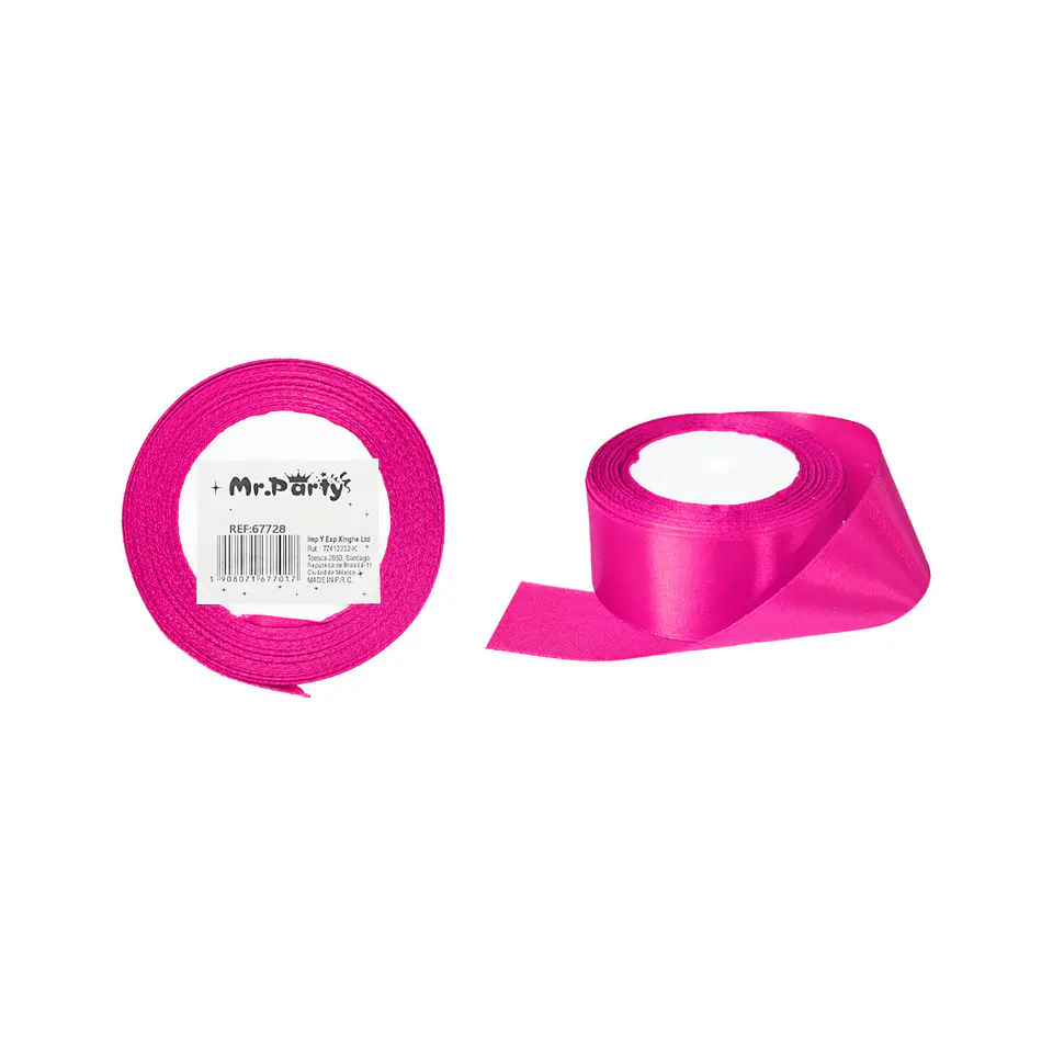 Cinta de raso 4cm*25Y fucsia 1