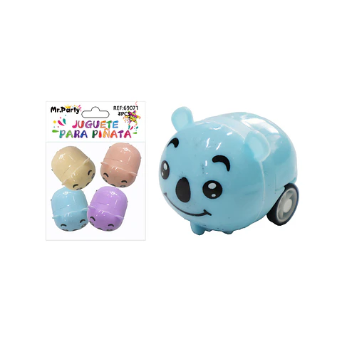 Juguetes para piñata carro fricción 4pcs