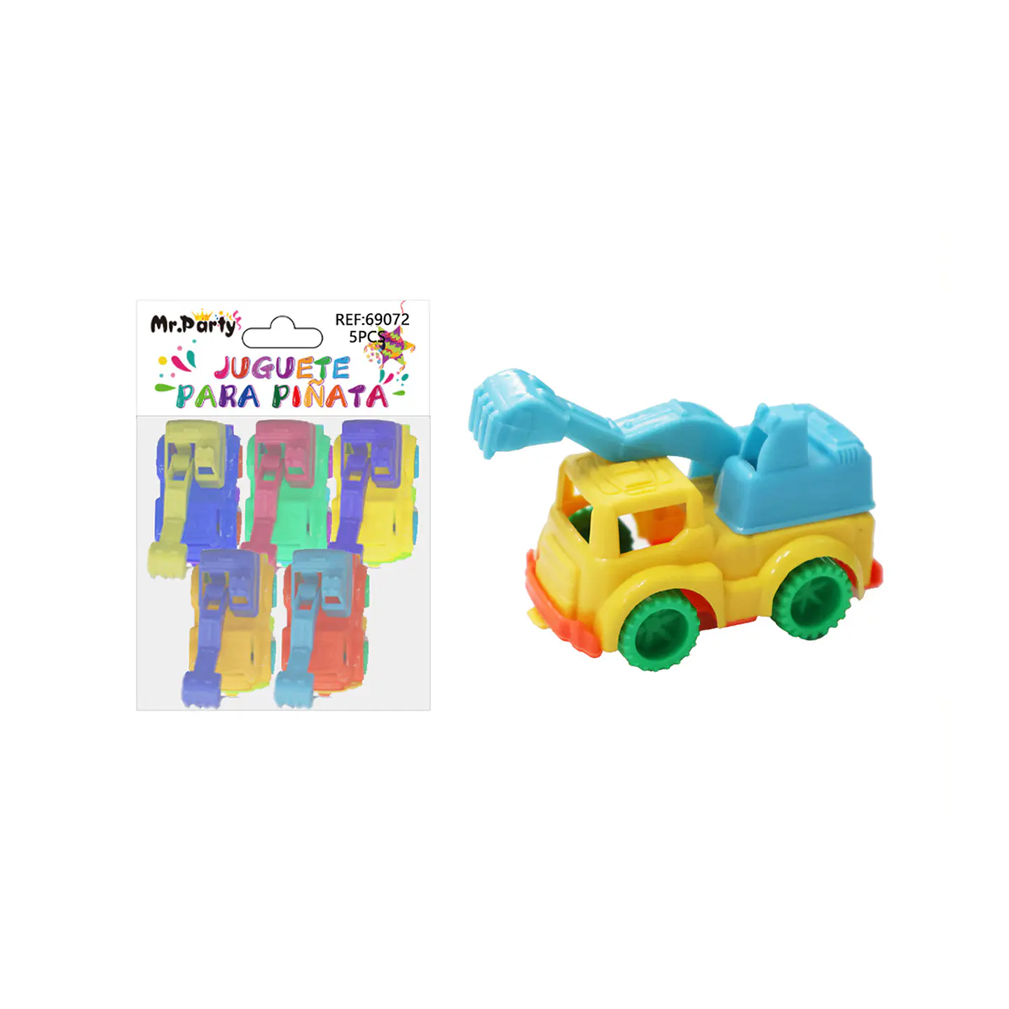 Juguetes para piñata excavadora 5pcs 1