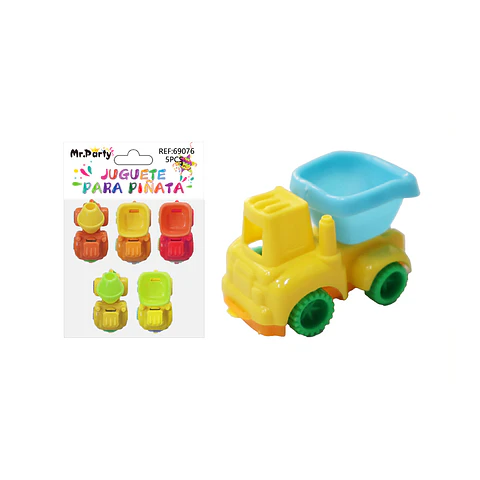 Juguetes para piñata camión 5pcs