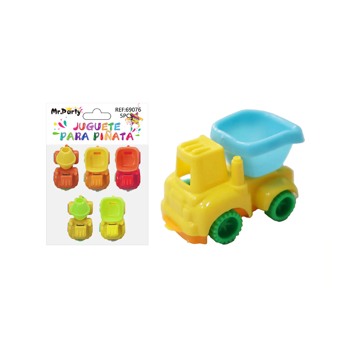 Juguetes para piñata camión 5pcs 1