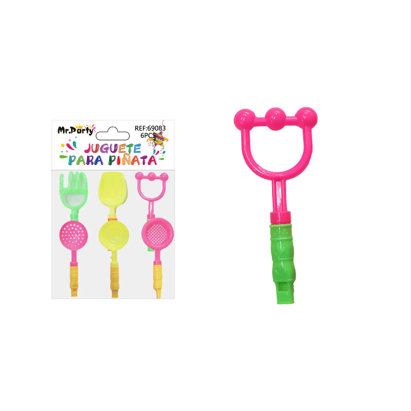 Juguetes para piñata cubiertos 6pcs 1
