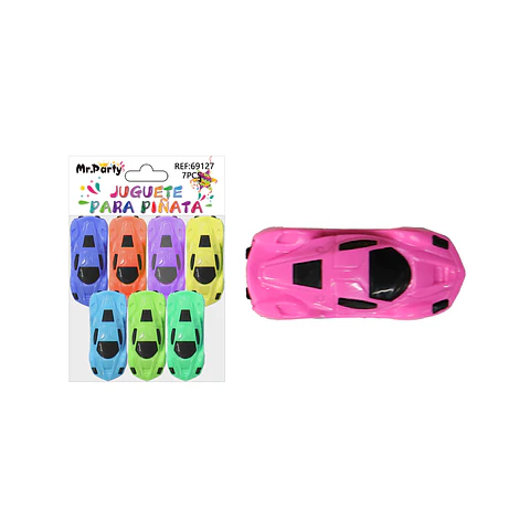 Juguetes para piñata carro 7pcs