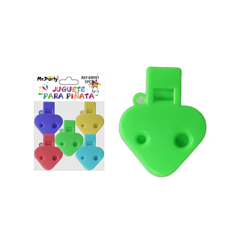 Juguetes para piñata silbatos pica 5pcs