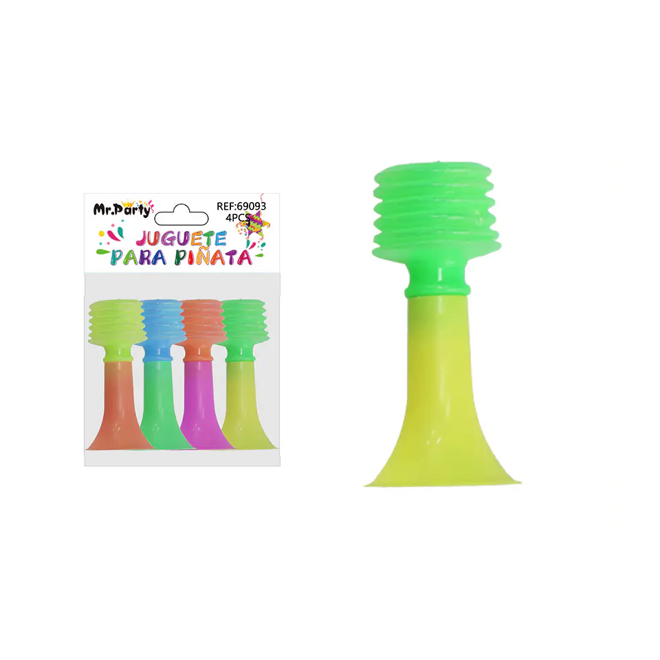 Juguetes para piñata claxon 4pcs 1
