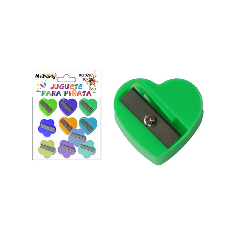 Juguetes para piñata sacapuntas surtidos 10pcs