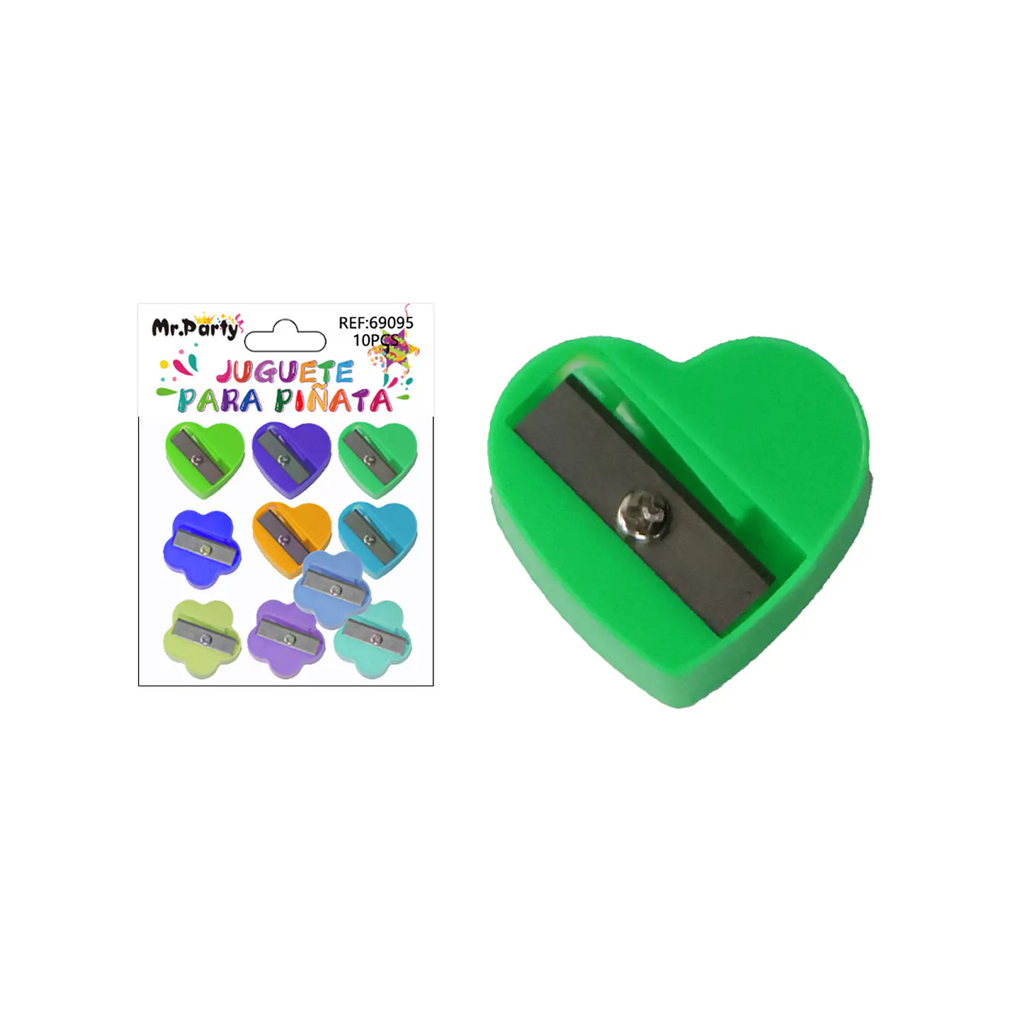 Juguetes para piñata sacapuntas surtidos 10pcs 1