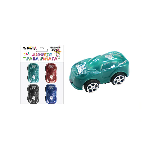 Juguetes para piñata auto de carreras 4pcs
