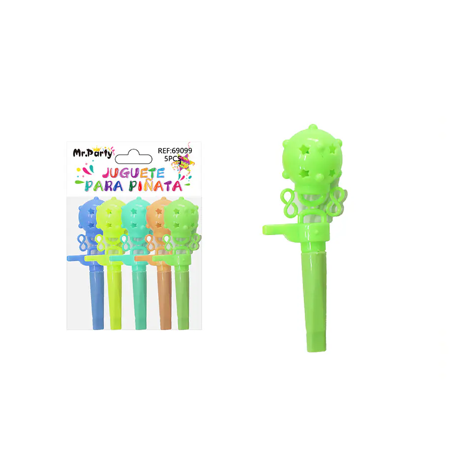 Juguetes para piñata silbato 5pcs 1