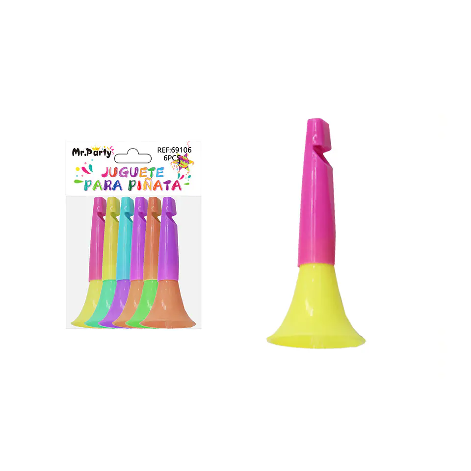Juguetes para piñata silbato 6pcs 1
