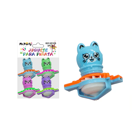 Juguetes para piñata trompo 4pcs
