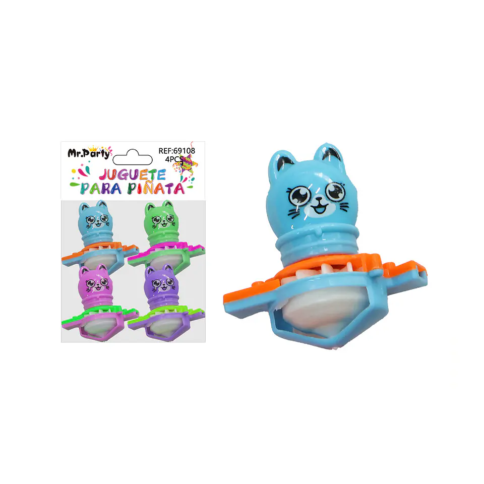 Juguetes para piñata trompo 4pcs 1