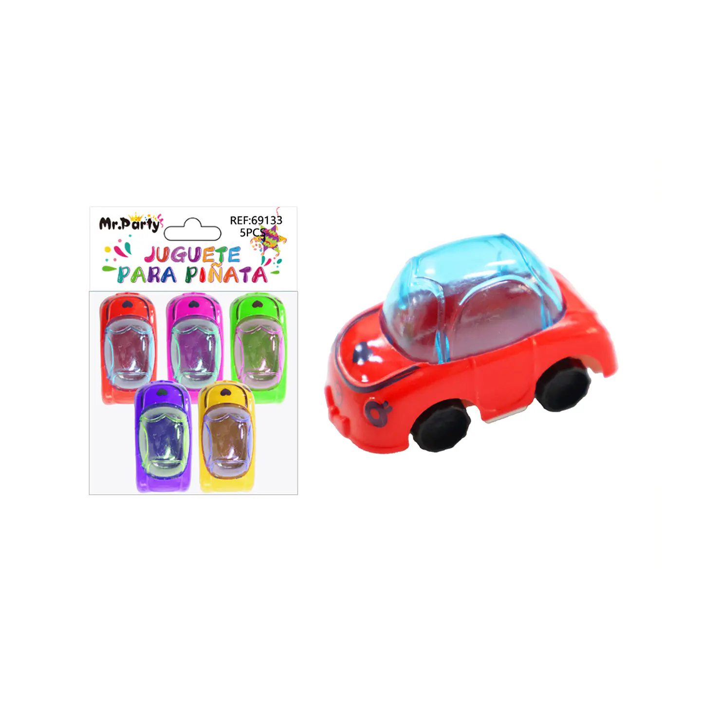Juguetes para piñata coche deslizante 5pcs 1