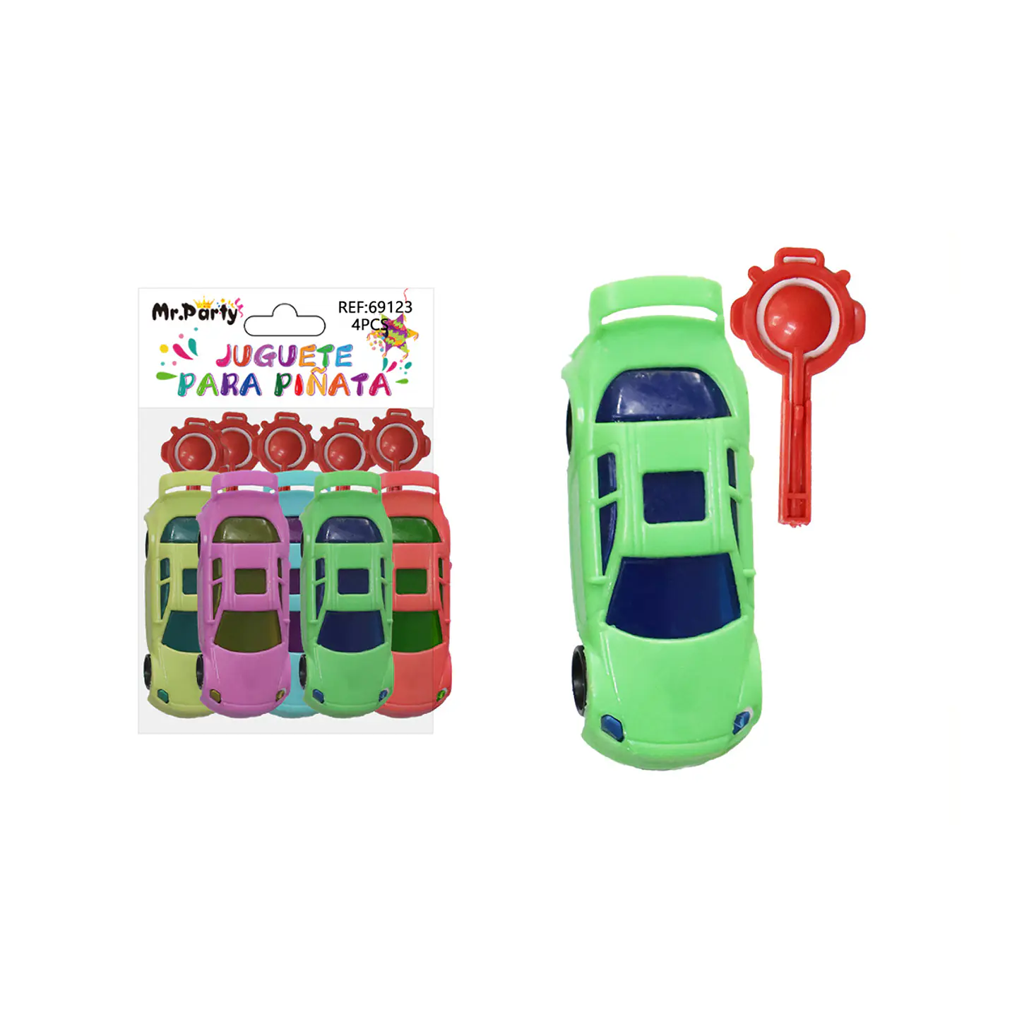 Juguetes para piñata coche 5pcs 1